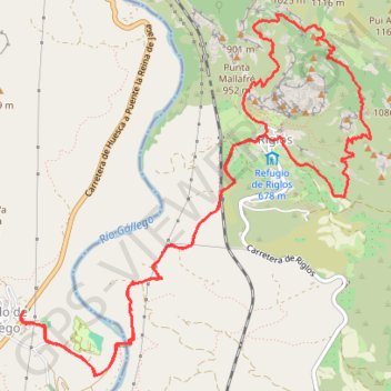 Mallos de Riglos (Randonnée Pédestre) GPS track, route, trail