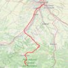 Toulouse -> Seix par Garonne, Arize & Catchaudégué GPS track, route, trail