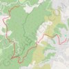 Saint etienne fontbellon ailhon GPS track, route, trail