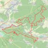 55 km onf GPS track, route, trail