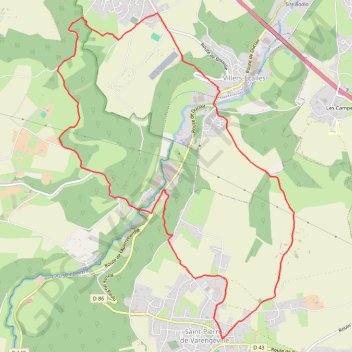 Saint Pierre de Varengeville - vallée de l'Austreberthe GPS track, route, trail