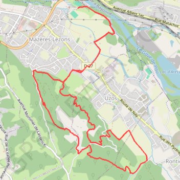 Trace 12 km GPS track, route, trail