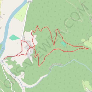 La Rochette - Monceaux-sur-Dordogne GPS track, route, trail