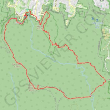 Mount Solitary - Kedumba Valley GPS track, route, trail