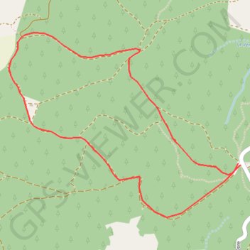 Sancy - Le Plateau - Secteur Base Nordique de la Stèle GPS track, route, trail