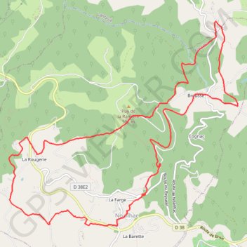 Les chemins retrouvés - Noailhac - Pays de la vallée de la Dordogne Corrézienne GPS track, route, trail