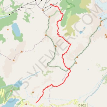 TB J3 refuge de la Rosselette-Plan de la Lai-16402172 GPS track, route, trail