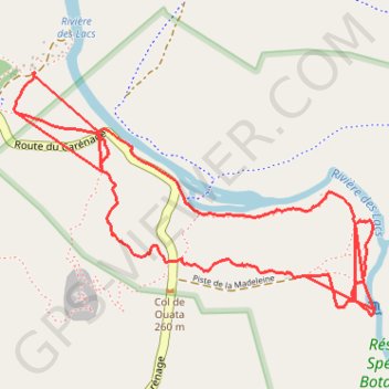 PR SUD - Sentier des Agathis GPS track, route, trail