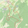 Monts de Gy - La Ferme de Courbey GPS track, route, trail