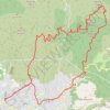 La Montade, la Moure, vallon de la Vache GPS track, route, trail