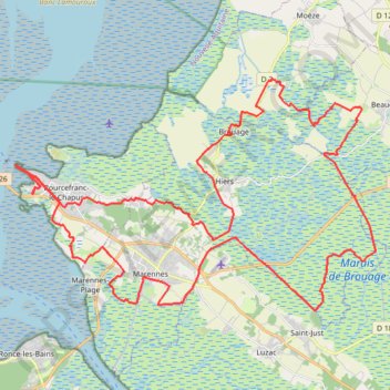 Boucefranc 60 kms GPS track, route, trail