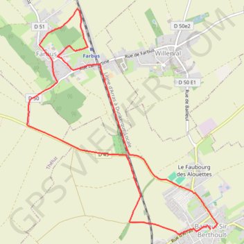 Bailleul-Sir-Berthoult - Farbus GPS track, route, trail
