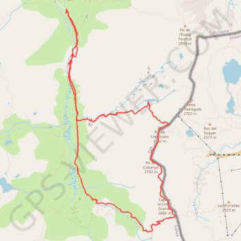 Cretes Carraussans à Coste Grande GPS track, route, trail