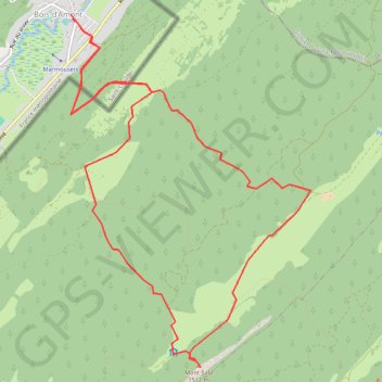 Bois Amont Mont Sala GPS track, route, trail