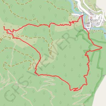 Nyer En GPS track, route, trail