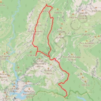 Corcurezo y Fragineto GPS track, route, trail