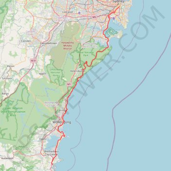 Minnamurra - Royal National Park - Sydney GPS track, route, trail