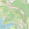 Moustier Sainte Marie bois des félines GPS track, route, trail