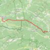 Crête de Bluye - Du Col de Fontaube à Mollans-sur-Ouvèze GPS track, route, trail