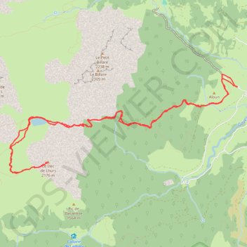 Deck de Lhurs GPS track, route, trail