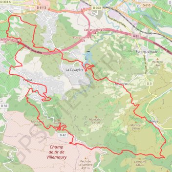 Audouade GPS track, route, trail