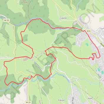 Saint-Genest GPS track, route, trail