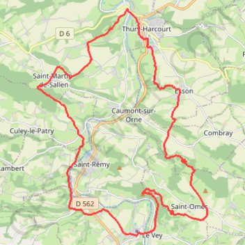 Boucle de deux petits jours en Suisse normande GPS track, route, trail