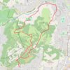 Les Cotes de Clermont Chevalard GPS track, route, trail