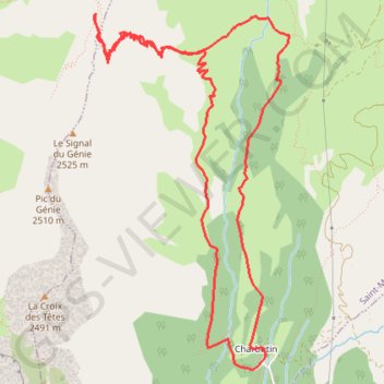 Col du bonhomme GPS track, route, trail