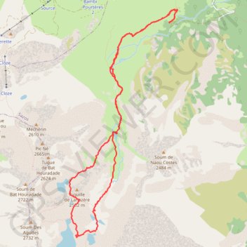 Les lacs d'Ardiden - Grust GPS track, route, trail