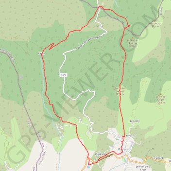 Le col de Pommerol GPS track, route, trail