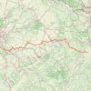 De Melun à Vaudémont dans les Vosges GPS track, route, trail