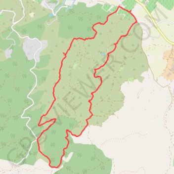 Roquebrune - Les Mimosas GPS track, route, trail