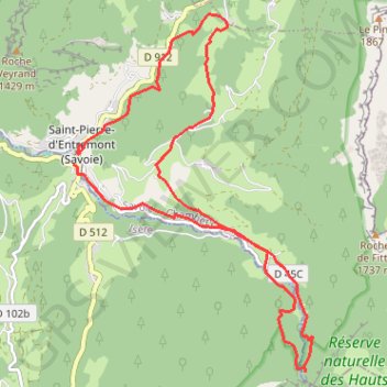 Cirque de Saint Même GPS track, route, trail