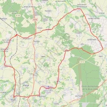 Balzac Brie GPS track, route, trail