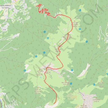 Traversée Lauzière Nord - Grizzlyteam GPS track, route, trail
