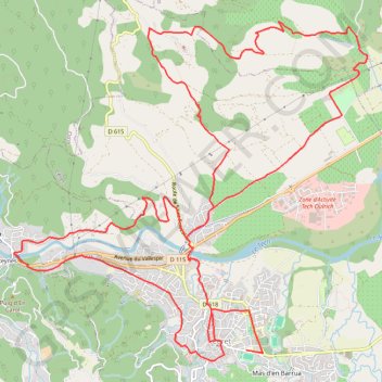 LA MYSTIQUE GPS track, route, trail
