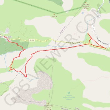 Demandoix saint bernard GPS track, route, trail