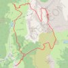 La Tournette par la cheminée du Lars (Annecy) GPS track, route, trail