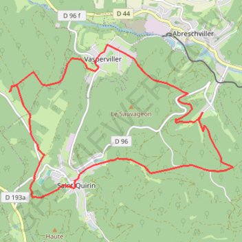 LES SEPT ROSES GPS track, route, trail