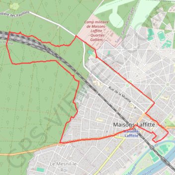 Mi Ville Mi Forêt - Maisons-Laffitte GPS track, route, trail