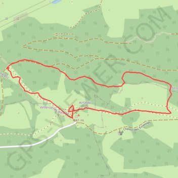 Montagne du Lomont GPS track, route, trail