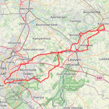 BBB (A) (NE) 102km 675D+ Hageland GPS track, route, trail