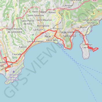 Nice GPS track, route, trail