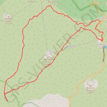 El Portillo-Fortaleza-Huevos del Teide-Montaña Blanca-El Portillo GPS track, route, trail