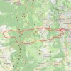 Col de la Moréno et Col de Ceysat GPS track, route, trail