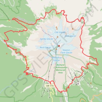 Mount Hood Loop via Timberline Trail GPS track, route, trail