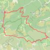 BOUCLE CYCLO N°12 - A L’ASSAUT DU HAUT-LANGUEDOC DEPUIS MINERVE GPS track, route, trail