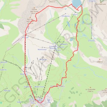 Champsaur - Orcieres GPS track, route, trail