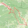 Mont Ventoux montée par Sault GPS track, route, trail
